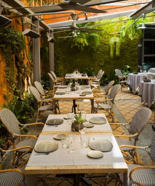restaurante con terraza bonita en Barcelona