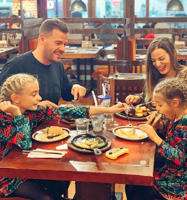 restaurantes con parque infantil Barcelona