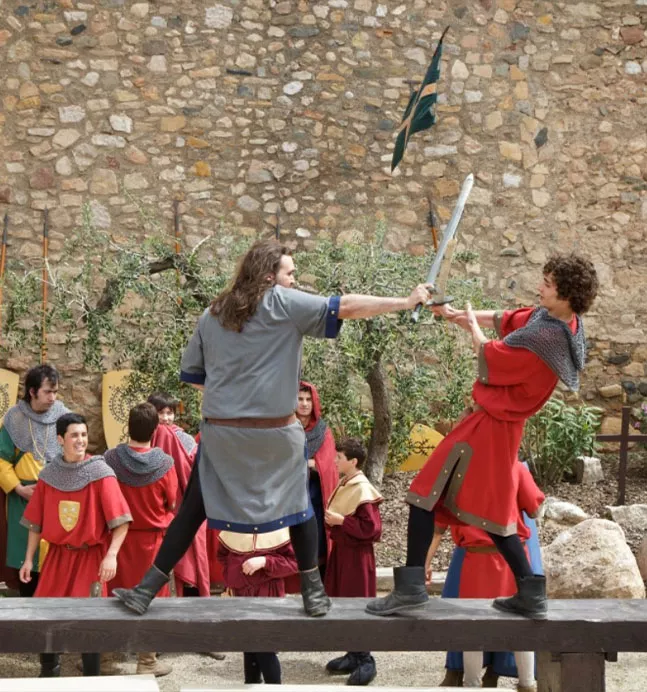 Sant Jordi Bracelona - Semana Medieval Montblanc