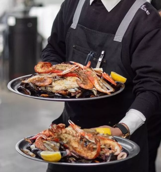 restaurante marisquería Castelldefes playa