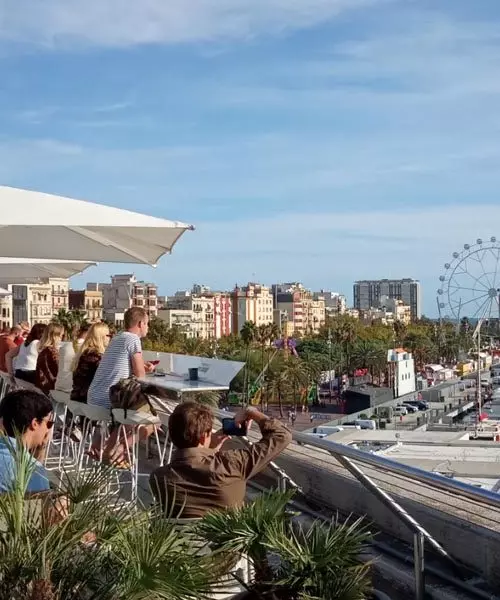 restaurante con vistas barcelona