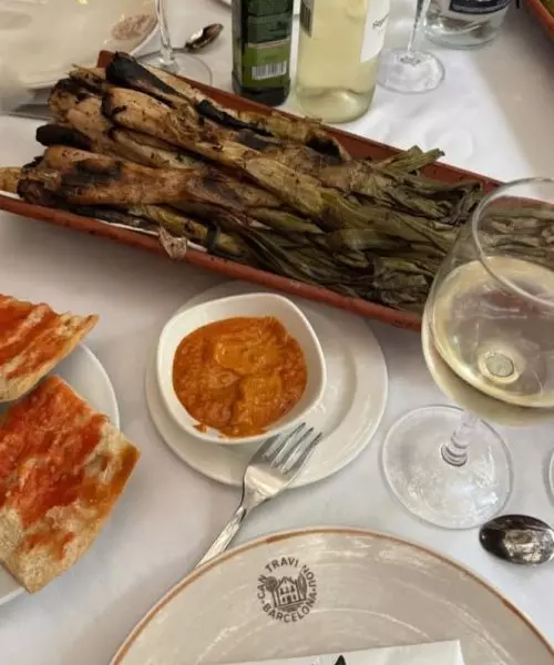 restaurante con calçots en Barcelona