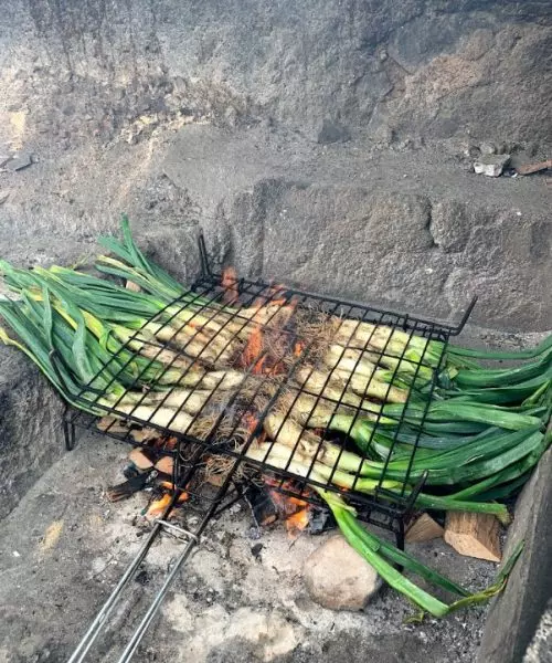 comer calçots cerca de Barcelona