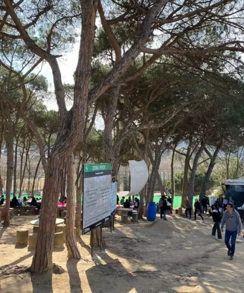 merendero con barcbacoa para calçotadas