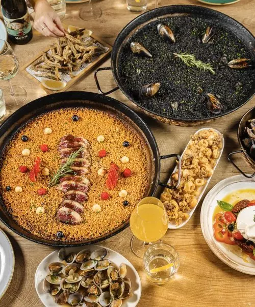 Mana 75 paellas y entrantes