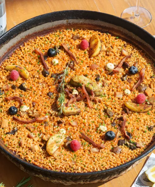Paella de foie de MANA 75