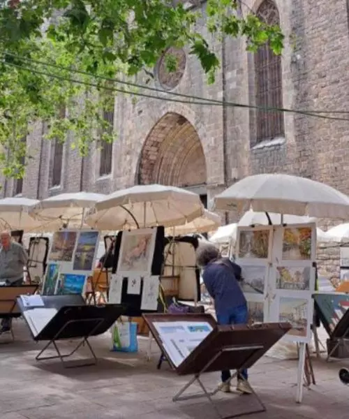 mercadillo de arte Barceklona