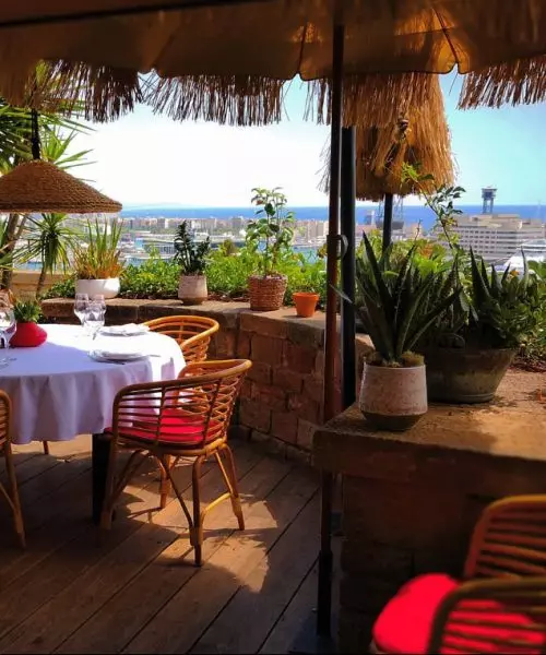 Terraza Martínez cena con vistas en Barcelona