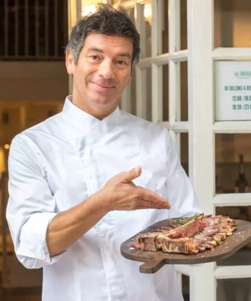 calçots y carnes en Barcelona